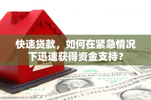 兴化快速贷款，如何在紧急情况下迅速获得资金支持？