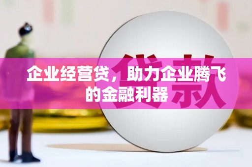兴化企业经营贷，助力企业腾飞的金融利器