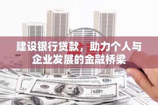 兴化建设银行贷款，助力个人与企业发展的金融桥梁