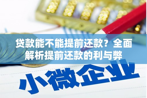 兴化贷款能不能提前还款？全面解析提前还款的利与弊