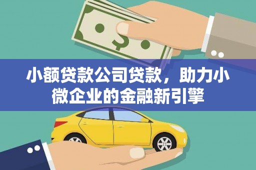 兴化小额贷款公司贷款，助力小微企业的金融新引擎