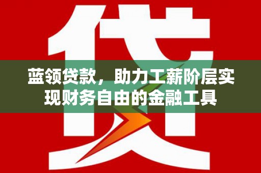 兴化蓝领贷款，助力工薪阶层实现财务自由的金融工具