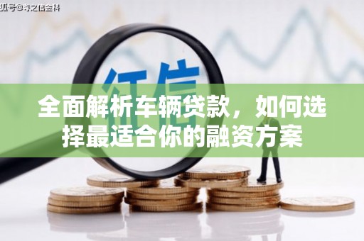 兴化全面解析车辆贷款，如何选择最适合你的融资方案