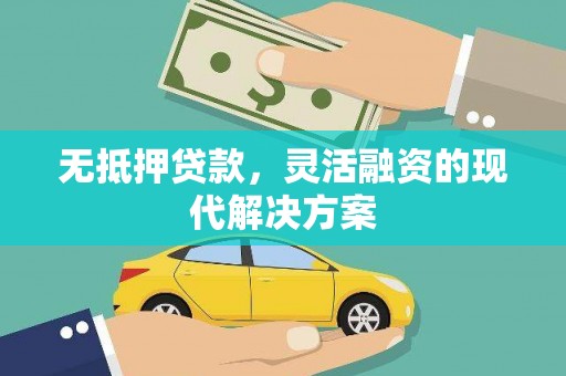 兴化无抵押贷款，灵活融资的现代解决方案