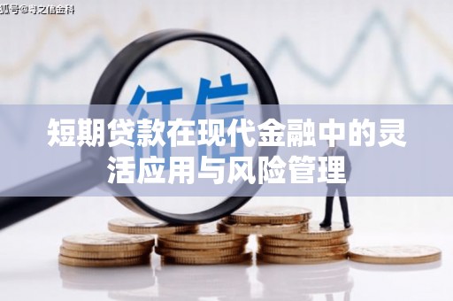 兴化短期贷款在现代金融中的灵活应用与风险管理
